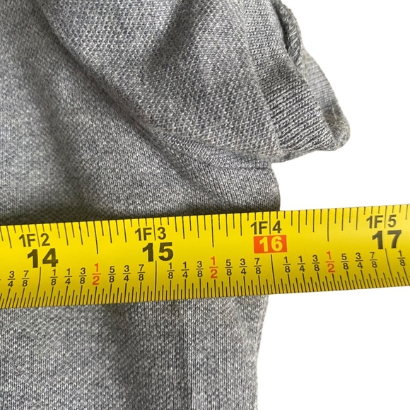 Burberry brit nova check short sleeve top polo t-shirt gray S/P - Picture 10 of 11